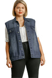 Fringe Denim Vest