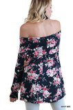 Rose Garden Off the Shoulder Top
