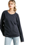 umgee mineral washed french terry top