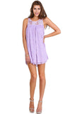 umgee floral lace lavender dress