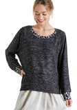 UMGEE USA Animal printed trim top