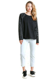 Star Layered Mesh Sleeve Top UMGEE USA