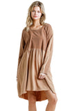 umgee mineral washed frayed hem dress umgee usa