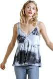 umgee usa tie dye babydoll top