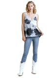 Tie Dye Babydoll Top