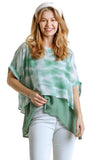 umgee usa tie dye layered top