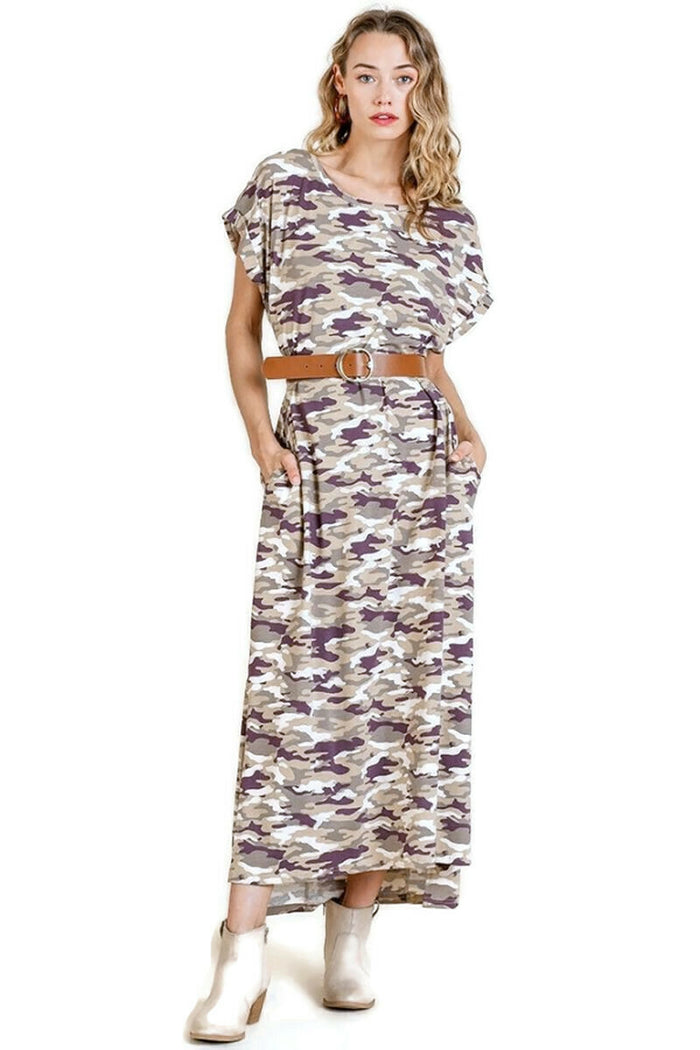 UMGEE CAMO MAXI DRESS