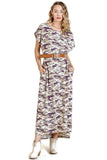 UMGEE CAMO MAXI DRESS