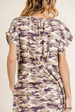 Camo Maxi Dress, Taupe