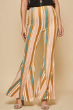 andree stiped flared bell bottom pants savanna jane