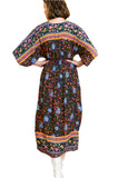 Floral Smocked Waist Maxi Dress