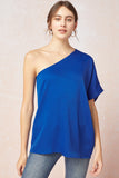 One Shoulder Top, Royal