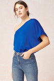 One Shoulder Top, Royal