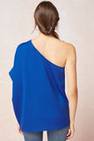 One Shoulder Top, Royal