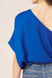 One Shoulder Top, Royal