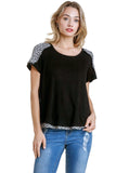 uMGEE USA Leopard Trim Top