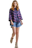 umgee usa Tie Dye Distressed Sweater