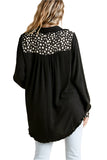 Dalmatian Button Down Frayed Shirt