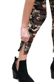 Camo High Waist Skinny Pant