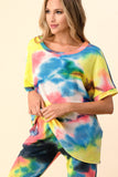 Ariella Rainbow Tie Dye Jogger Set