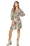 andree by unit / savanna jane snake skin print dress