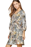 Snake Skin Print Dress