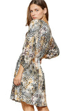 Snake Skin Print Dress