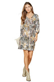 Snake Skin Print Dress