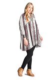 Paisley Baby Doll Tunic, Off White