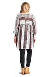Paisley Baby Doll Tunic, Off White