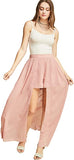 High Waisted Maxi Shorts, Pink