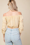 Wild Child Crop Top, Honey