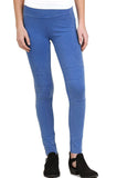Washed Moto Jeggings, Blue