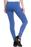 Washed Moto Jeggings, Blue