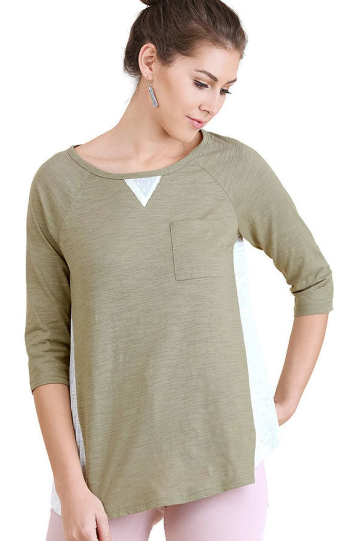 umgee boat neck tunic top