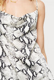Looking Fierce Snakeskin Cami, Ivory
