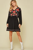 Andree by unit / savanna jane Embroidered Fit & flare Dress