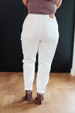Charlene High Rise Jogger, Ecru