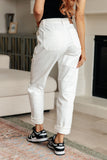 Charlene High Rise Jogger, Ecru