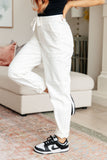 Charlene High Rise Jogger, Ecru