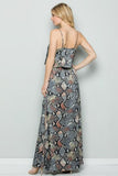 Snake Skin Maxi Dress, Grey
