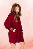 Embroidered Smocked Dress