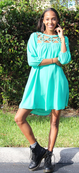 Lattice Baby Doll Dresses