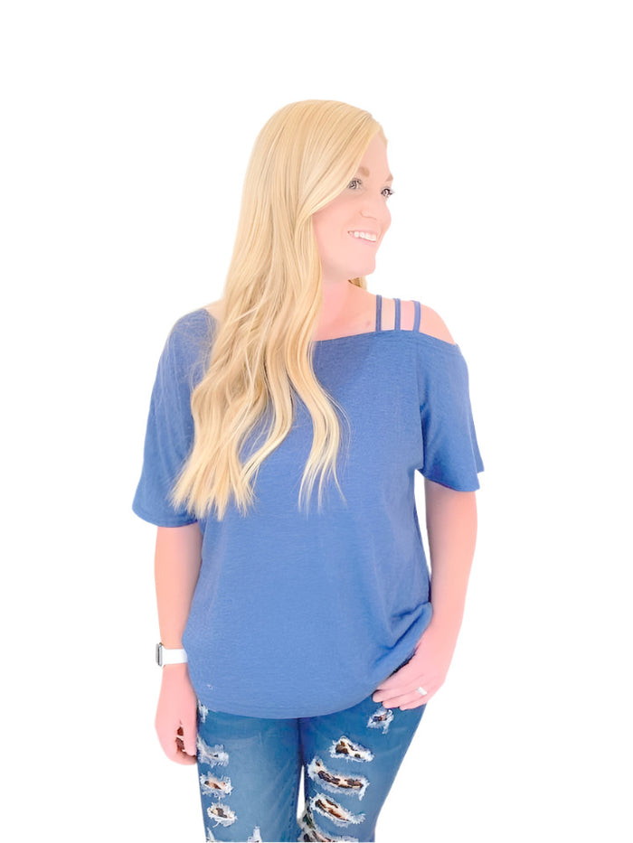 One Shoulder Strappy Top