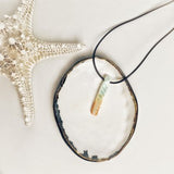 Handmade Ceramic Pendant Necklace