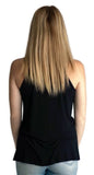 Keyhole Tank Top, Black