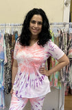 starburst tie dye jogger set blumin apparel