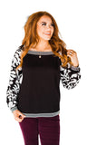 Embroidered Sleeve Blouse