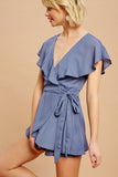 Sunday Funday Romper, Blue