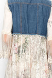 Denim & Lace Vest, Italy